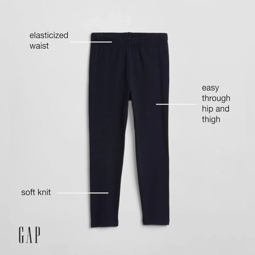 GAP Baby-Girls Stretch Jersey Legging | Color Icy Pink | Size 3-6 months | (G3)